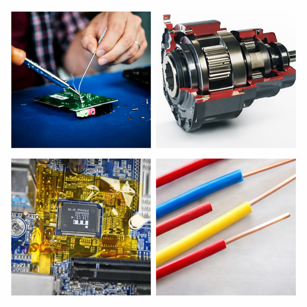 Colourful polyimide film applications — circuit identification and colour-coded insulation